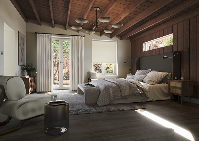 Solari (Blackout), Light Cream - Roller Blind - Image 7